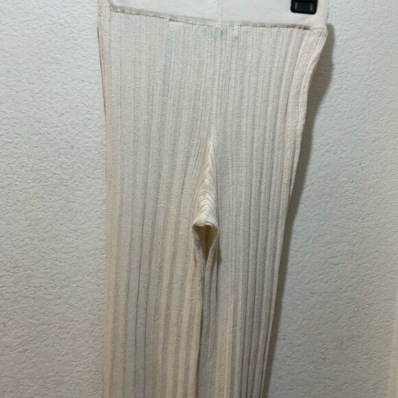 Zara Ribbed High Waisted Pants size small - Picture 5 of 9